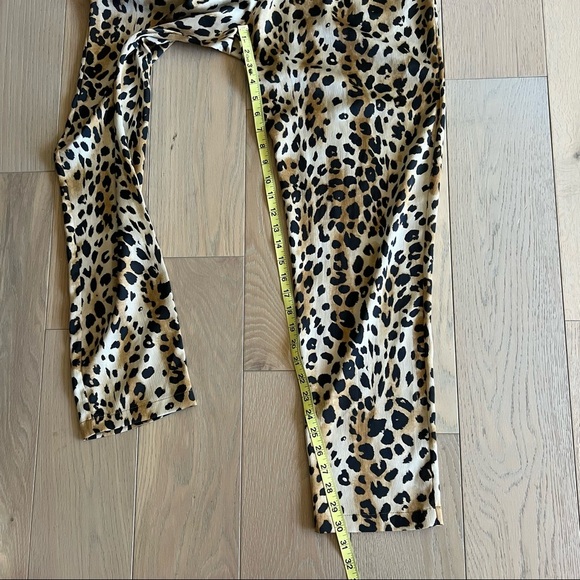 Ronny Kobo Leopard Cheetah Print Pull On Pants S-M - Picture 5 of 9